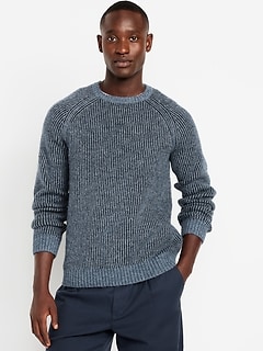 Wool-Blend Crew-Neck Sweater