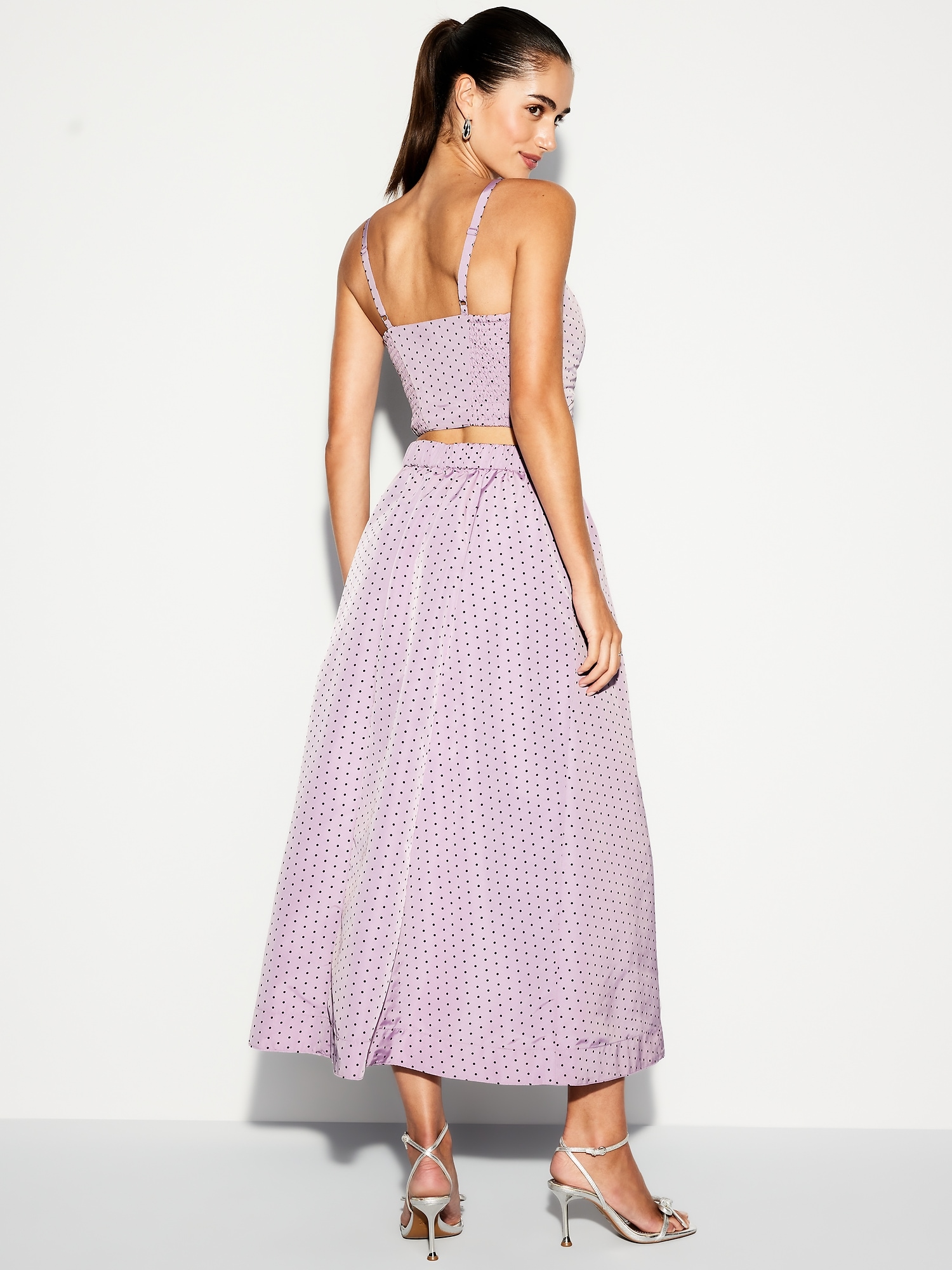 The Occasion by Old Navy High-Waisted Taffeta Midi Skirt