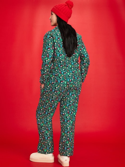Image number 6 showing, Old Navy x Disney Mickey Mouse & Friends Printed Flannel Pajama Set for Women