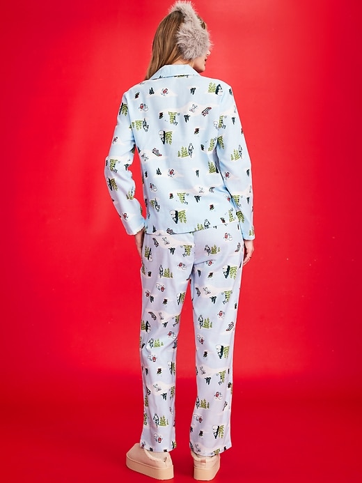 Image number 2 showing, Old Navy x Star Wars Printed Flannel Pajama Set for Women