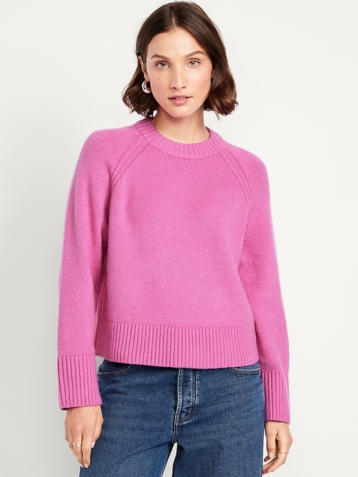 Image number 1 showing, SoSoft Loose Crew-Neck Sweater