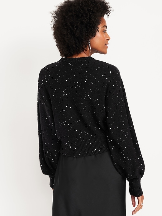 Image number 2 showing, SoSoft Crew-Neck Sequin Sweater