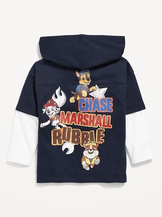 Image number 2 showing, Paw Patrol™ Oversized Unisex Graphic Hoodie for Toddler