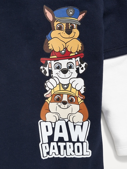 Image number 3 showing, Paw Patrol™ Oversized Unisex Graphic Hoodie for Toddler