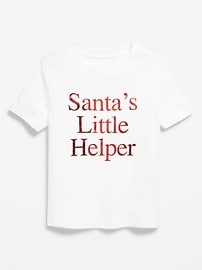 Image number 1 showing, Short-Sleeve Holiday Graphic T-Shirt for Toddler Girls