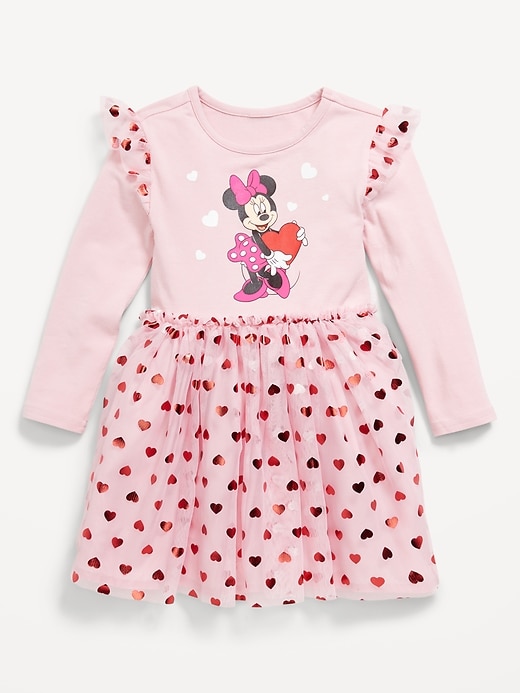 Image number 1 showing, Disney© Minnie Mouse Fit and Flare Tutu Dress for Toddler Girls