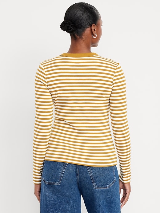 Image number 2 showing, Snug Long-Sleeve Crew-Neck T-Shirt