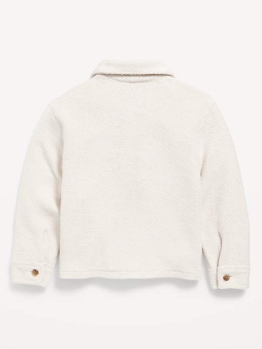 Image number 2 showing, Long-Sleeve Unisex Textured-Knit Shirt for Toddler
