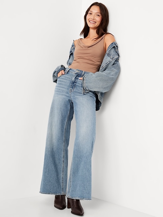 Image number 3 showing, Cowl-Neck Twist-Strap Top