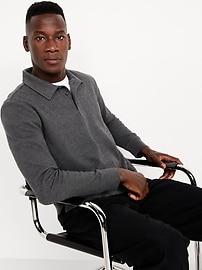Image number 3 showing, Long-Sleeve French Rib Polo
