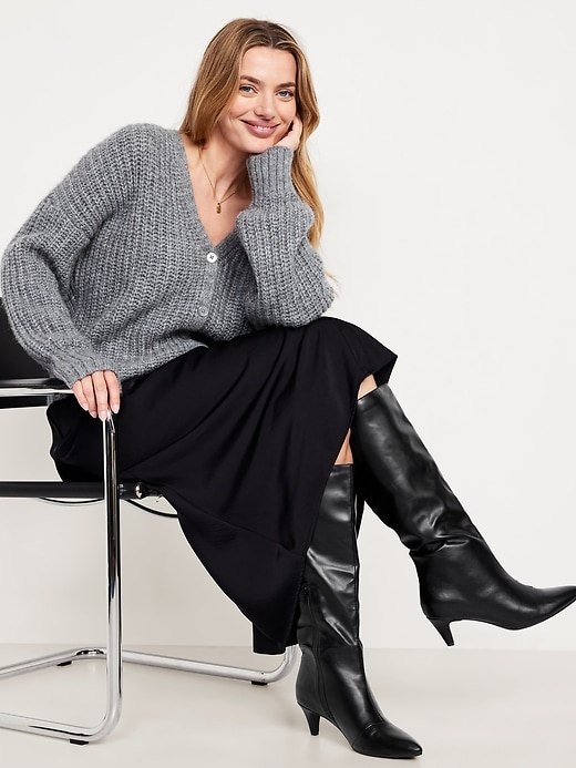 Image number 2 showing, Tall Kitten Heel Boots for Women