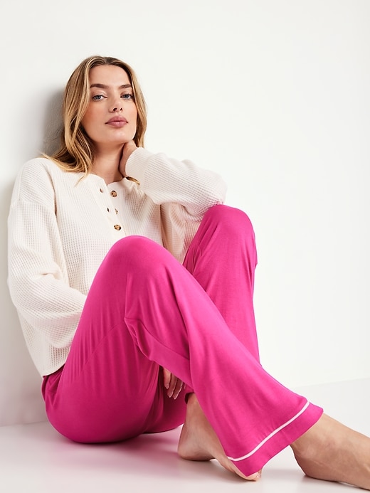 Image number 3 showing, Sunday Sleep Knit Jersey Pant