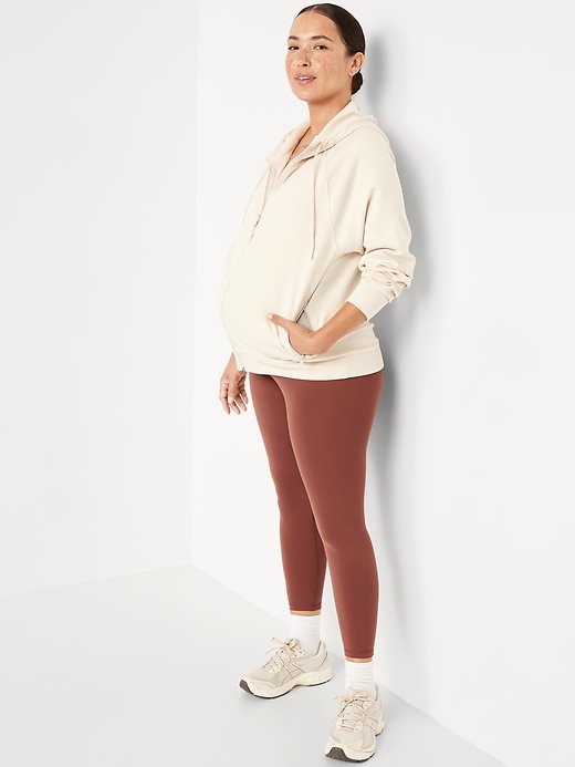 Image number 3 showing, Maternity Full Panel StudioSmooth 7/8 Leggings