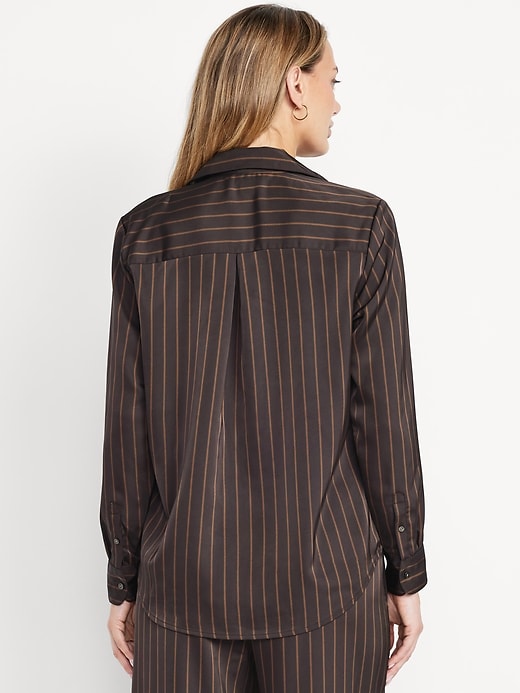 Image number 2 showing, Satin Button-Down Shirt