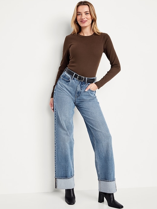 Image number 3 showing, Snug Long-Sleeve Crew-Neck T-Shirt