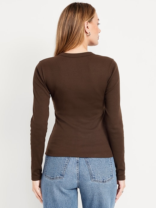 Image number 2 showing, Snug Long-Sleeve Crew-Neck T-Shirt