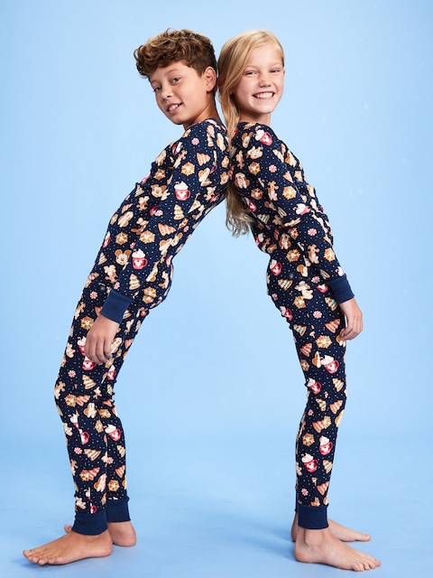Old Navy x Disney Gender-Neutral Graphic Snug-Fit Pajama Set for Kids - Disney Cookies Party (Match The Fam!)