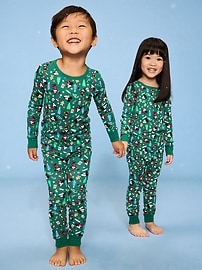 Image number 1 showing, Old Navy x Disney Unisex Graphic Snug-Fit Pajama Set for Toddler & Baby