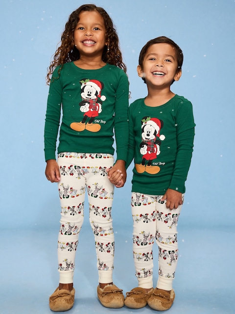 Old Navy x Disney Unisex Graphic Snug-Fit Pajama Set for Toddler & Baby - Disney Parade (Match The Fam!)