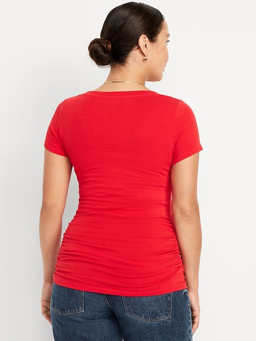 Image number 2 showing, Maternity Scoop-Neck T-Shirt