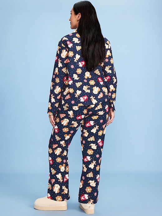 Image number 6 showing, Old Navy x Disney Mickey Mouse & Friends Printed Flannel Pajama Set for Women