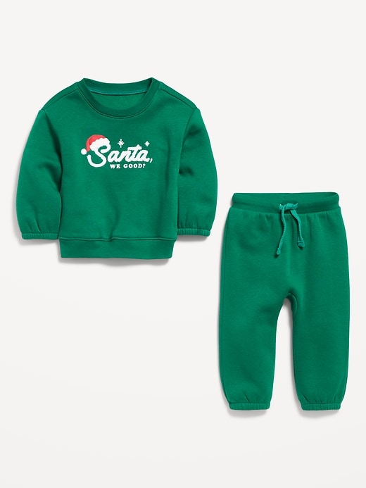 Image number 2 showing, Graphic Sweatshirt and Sweatpants Set for Baby