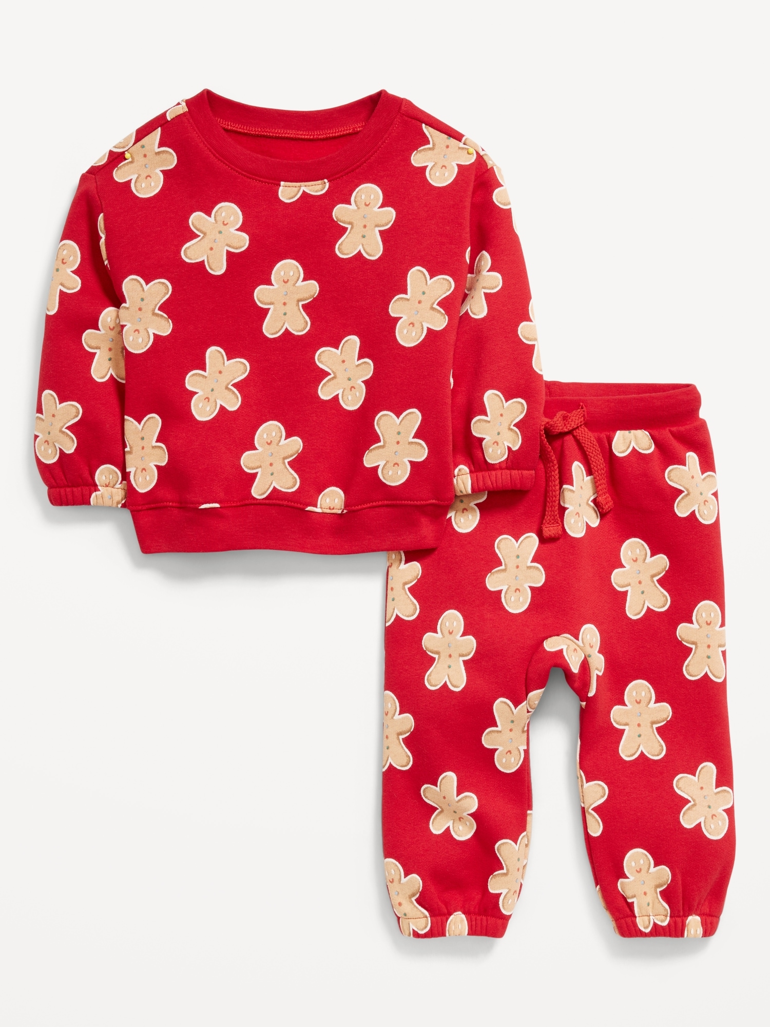 Graphic Sweatshirt and Sweatpants Set for Baby