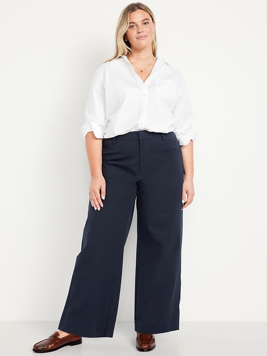 Image number 8 showing, High-Waisted Pixie Super Wide-Leg Pants