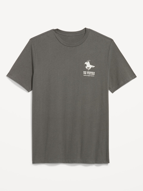 Crew-Neck Graphic T-Shirt - Panther