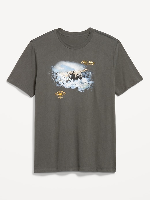 Image number 1 showing, Crew-Neck Logo-Graphic T-Shirt