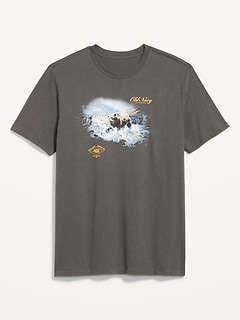 Crew-Neck Logo-Graphic T-Shirt