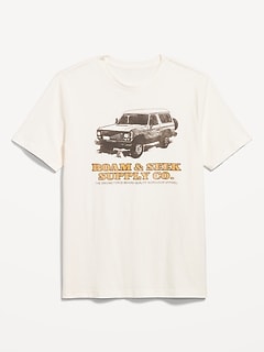 Crew-Neck Graphic T-Shirt