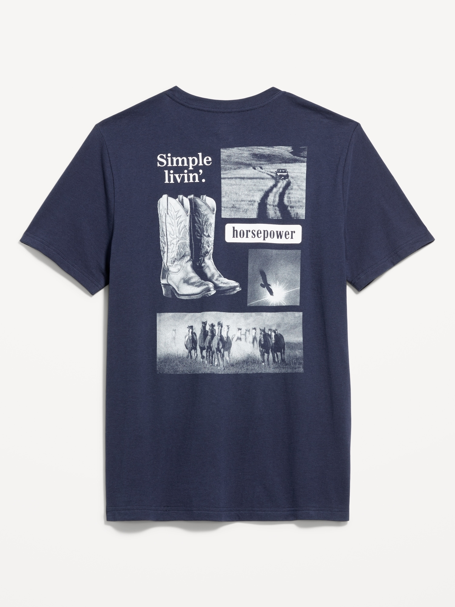 Crew-Neck Graphic T-Shirt