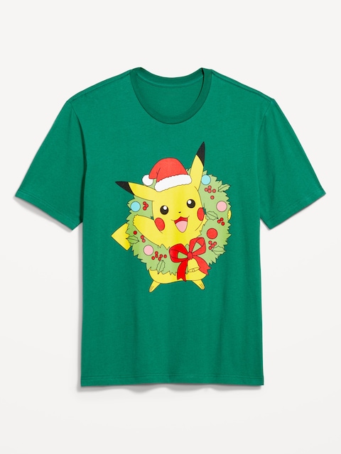 Pokémon™ Christmas-Graphic T-Shirt - Pikachu (Christmas)