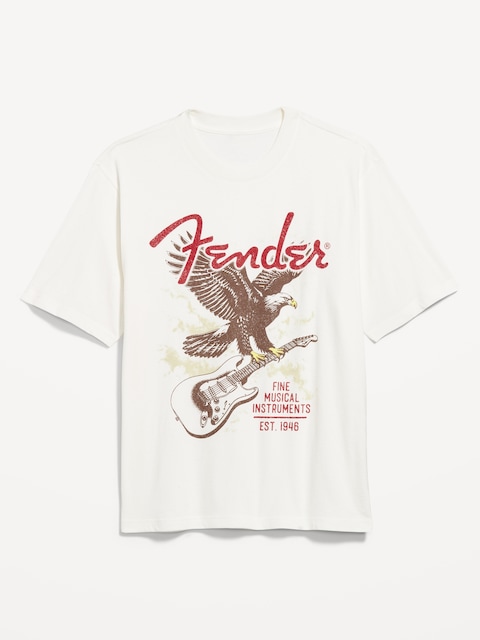Licensed Pop-Culture Graphic T-Shirt - Fender