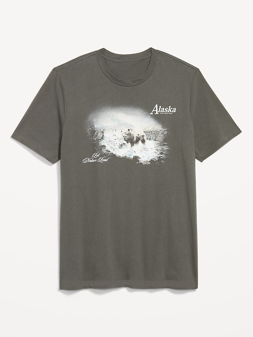 Image number 1 showing, Crew-Neck Graphic T-Shirt