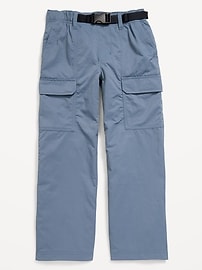 Image number 1 showing, Super Baggy Belted Pull-On Cargo Pants for Boys