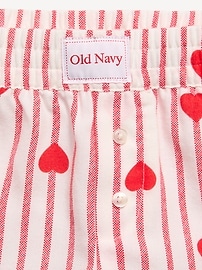 Image number 3 showing, Flannel Plaid Boxer Pajama Shorts for Girls