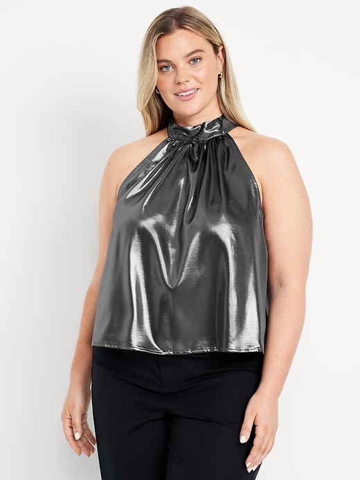 Image number 7 showing, Satin Shine Halter Top