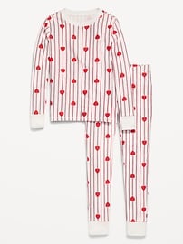 Image number 3 showing, Printed Gender-Neutral Snug-Fit Pajama Set for Kids