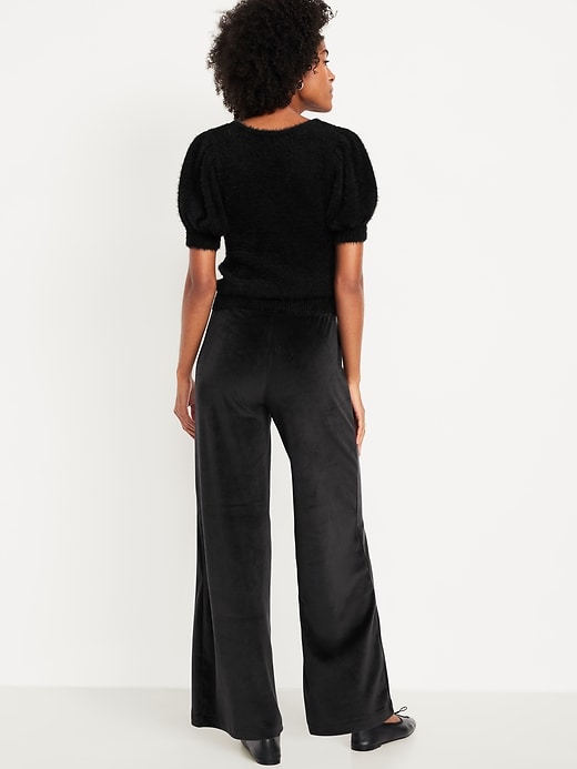 Image number 2 showing, High-Waisted Super Wide-Leg Leggings