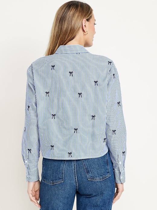 Image number 2 showing, Cropped Button-Down Shirt