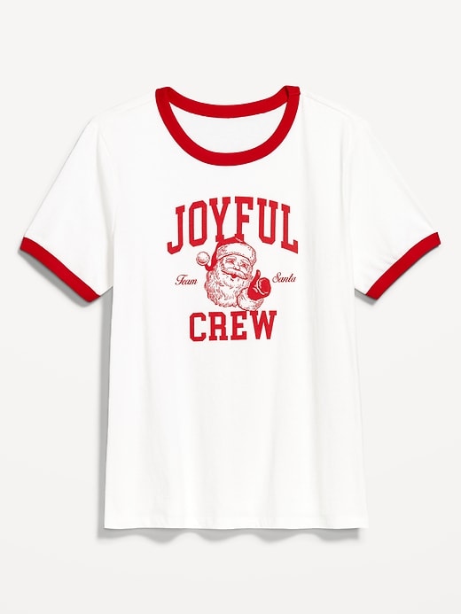 Image number 5 showing, EveryWear Crew-Neck Graphic Ringer T-Shirt