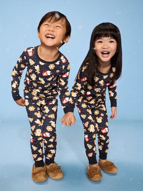 Old Navy x Disney Unisex Graphic Snug-Fit Pajama Set for Toddler & Baby - Disney Cookies Party (Match The Fam!)