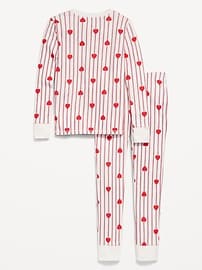 Image number 2 showing, Printed Gender-Neutral Snug-Fit Pajama Set for Kids