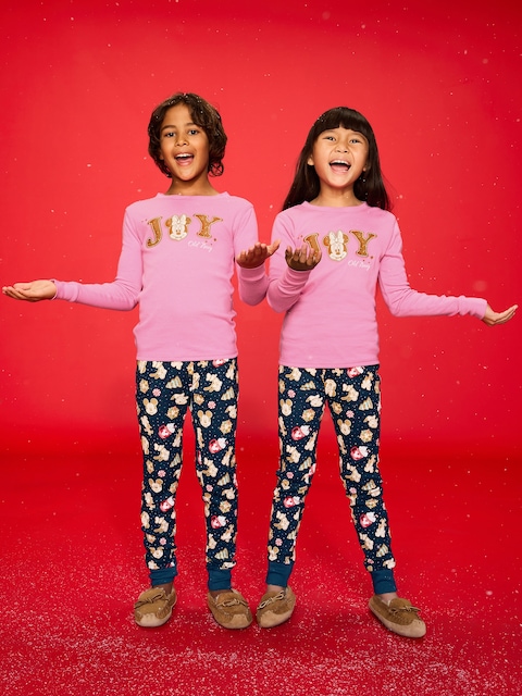 Old Navy x Disney Gender-Neutral Snug-Fit Graphic Pajama Set for Kids - Disney Cookies Party (Match The Fam!)