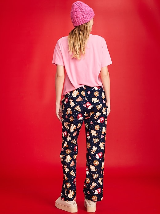 Image number 2 showing, Old Navy x Disney Mid-Rise Printed Flannel Pajama Pants for Women