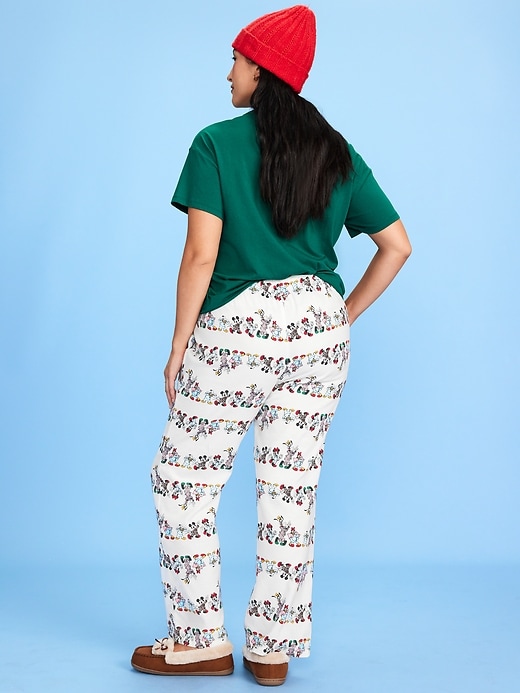 Image number 6 showing, Old Navy x Disney Mid-Rise Printed Flannel Pajama Pants for Women