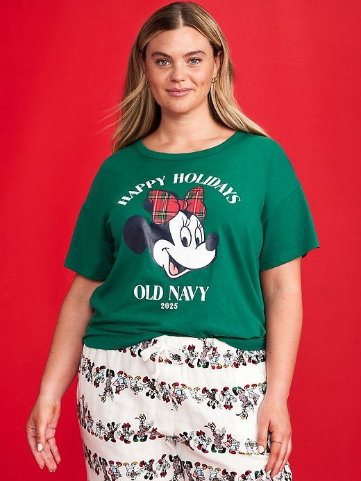 Image number 7 showing, Old Navy x Disney Logo-Graphic T-Shirt for Women