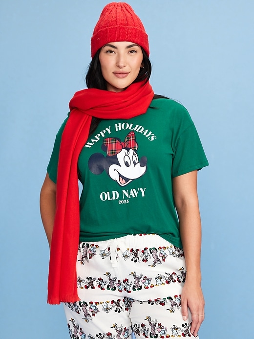 Image number 5 showing, Old Navy x Disney Logo-Graphic T-Shirt for Women